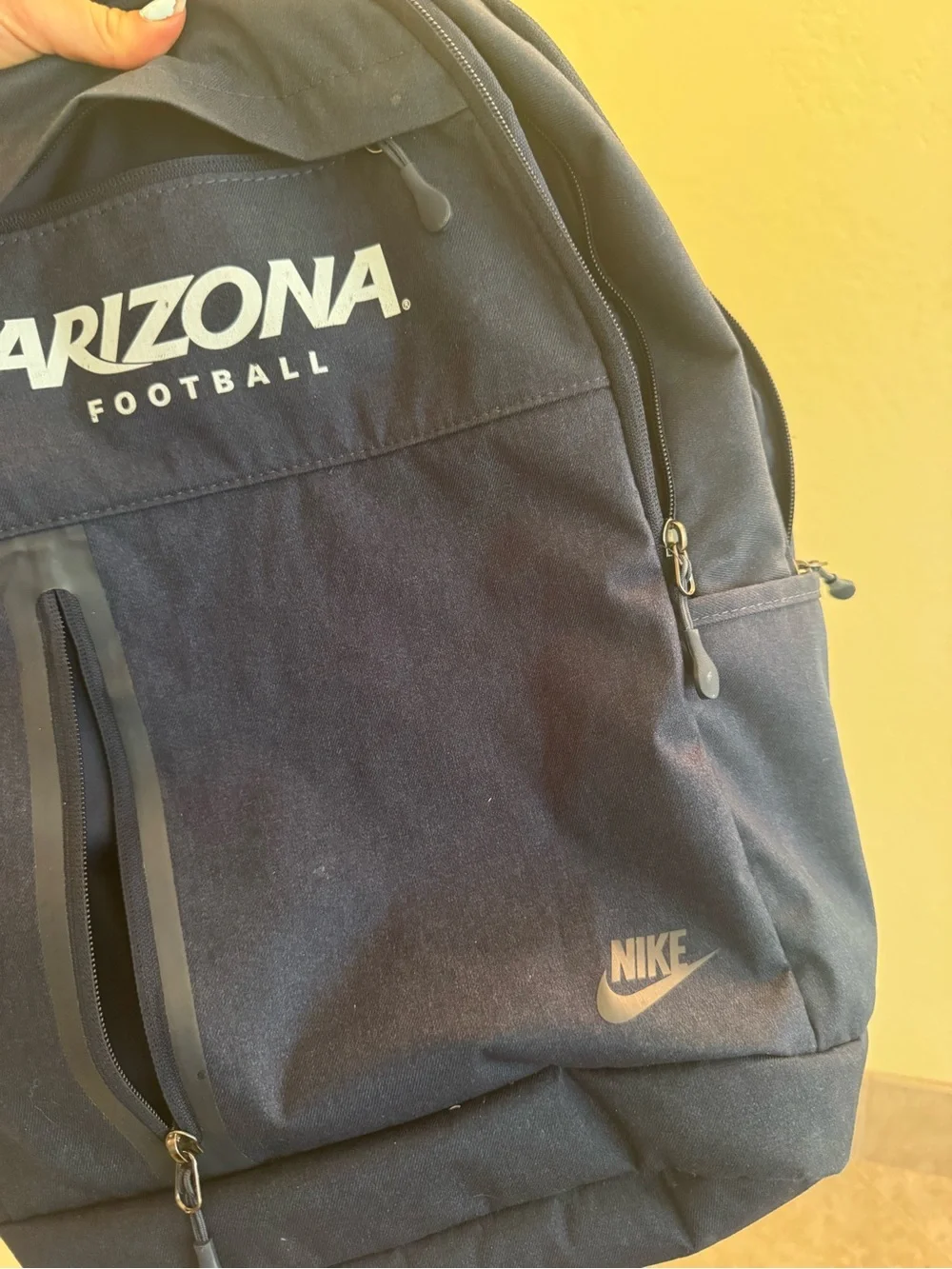Small Arizona Football Navy Backpack by Nike